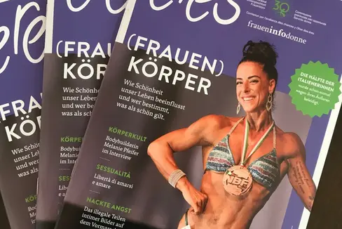 In neuem Kleid ist die Informationsschrift ëres - FrauenInfodonne erschienen, im Bild das neue Cover.