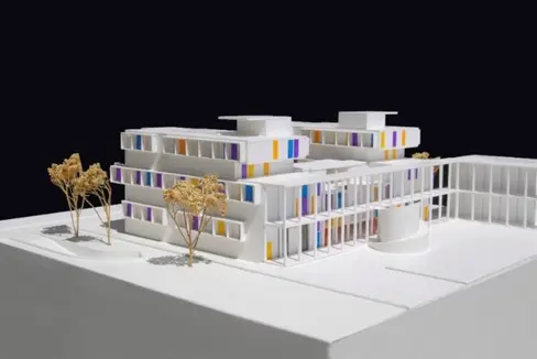 So soll das neue Studentenwohnheim mit 200 Betten am Ausbildungszentrum Moritzing in Bozen aussehen: Der Baubeginn ist für 2024 geplant. (Foto: LPA/Landesressort für Hochbau und technischen Dienst)