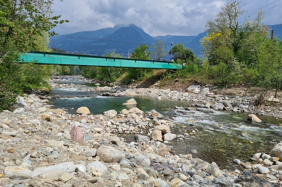Sono in fase di completamento i lavori dell'Ufficio sistemazione bacini montani Ovest volti alla riqualificazione del fiume Passirio e del torrente Haarwaal a Merano (Foto: ASP/Ufficio sistemazione bacini montani Ovest)