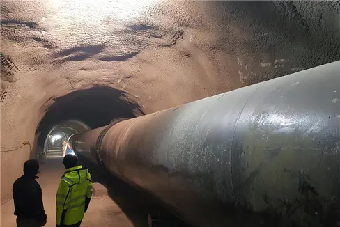 Das unterirdisch angelegte Kraftwerk St. Anton ist das fünftgrößte Wasserkraftwerk von Südtirol: Umweltgelder für Dreijahreszeitraum 2022-24 genehmigt. (Foto: Eisackwerk)