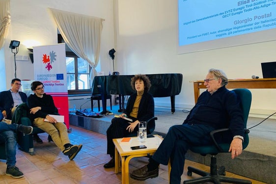 Einen Erfahrungsbericht lieferte Giorgio Postal (Foto: Euregio/Stefan Graziadei)