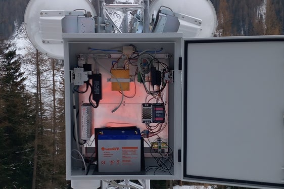 I sensori radar rilevano tempestivamente le valanghe. (Foto: USP/Servizio strade)