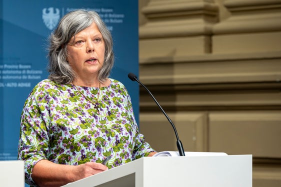 Die Direktorin der Landesevaluationsstelle für die Schulen der ladinischen Ortschaften Olimpia Rasom (Foto: LPA/Fabio Brucculeri)