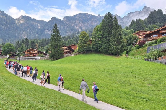 3. Etappe der Euregio-Akademie 2025 in Alpbach: Wanderung zur Bischofer-Käsalm (Foto: Euregio)