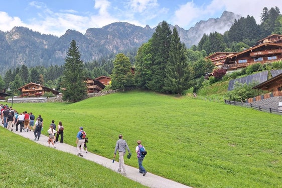 3. Etappe der Euregio-Akademie 2025 in Alpbach: Wanderung zur Bischofer-Käsalm (Foto: Euregio)