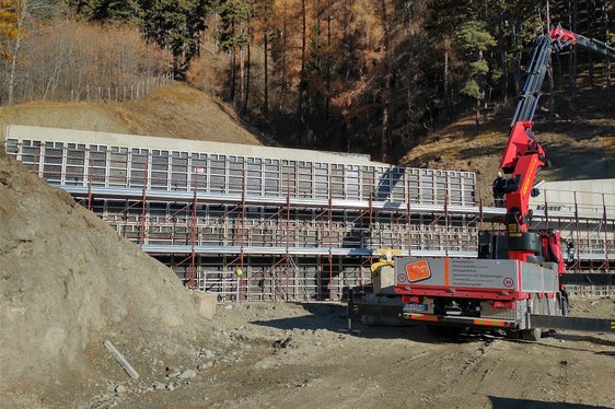 Das Fassungsvermögen des neuen Geschieberückhaltebeckens im Tartscherbach oberhalb von Tartsch in der Gemeinde Mals beträgt 1500 Kubikmeter. (Foto: LPA/Landesamt für Wildbach- und Lawinenverbauung West)