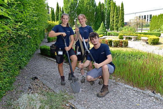 Team Italy 2 (da sinistra): Alexandra Pöhl, Valeria Scrinzi, Damian Wierer. (Foto: USP/Scuola professionale Laimburg)