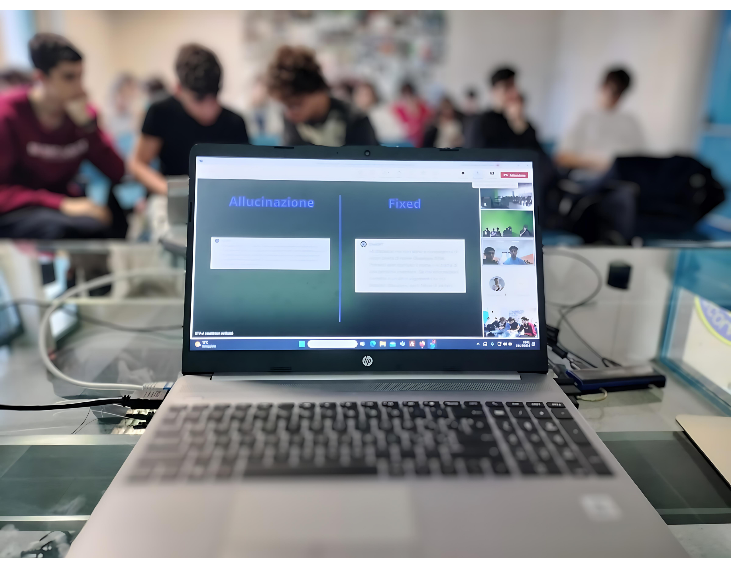 Le Università di Bolzano, Perugia e Bari hanno collaborato con l’Istituto Galilei a un progetto che introduce il tema dell’IA in classe (Foto: ASP/Istituto Galilei)