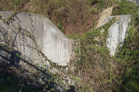 Diese Rückhaltesperre unterhalb der zerstörten und wieder zu errichtenden Sperren im Steineggerbach bleibt bestehen. (Foto: LPA/Amt für Wildbachverbauung Süd)