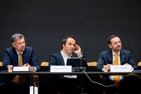 Fanno parte della Consulta culturale provinciale anche i tre assessori competenti: da destra Marco Galateo per il gruppo linguistico italiano, Philipp Achammer per quello tedesco e Daniel Alfreider per quello ladino. (Foto: USP/Fabio Brucculeri)
