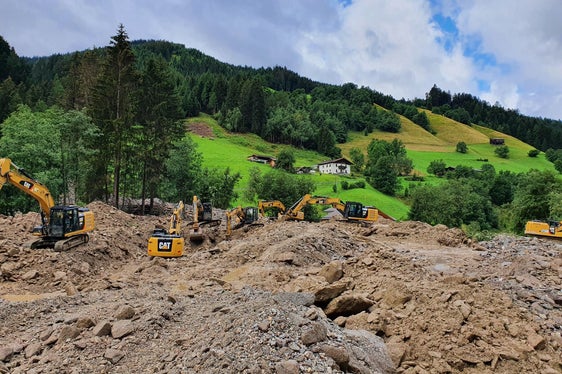 Il Rio Fleres e il suo affluente Rio Toverino è attualmente oggetto di lavori dei Bacini montani. (Foto: Protezione civile/Bacini montani nord)