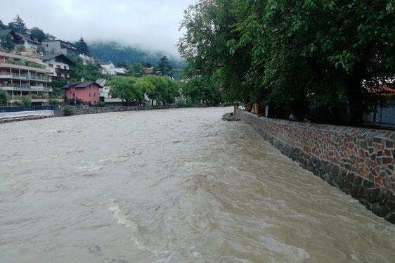 L'Agenzia della protezione civile intensifica la messa in sicurezza di Bressanone dalle inondazioni. L'immagine d'archivio mostra l'alluvione del 30 agosto 2020 (Foto: ASP/ Ufficio sistemazione bacini montani Nord)