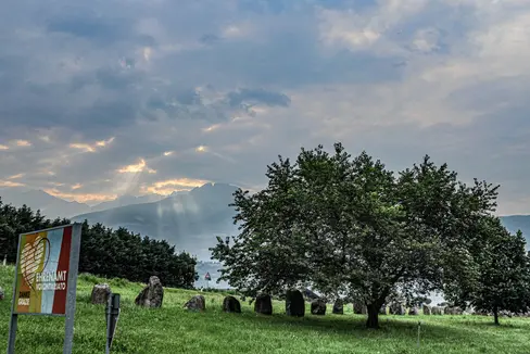 Immagine del mese giugno 2025: progetto Stone Age a Lagundo (Foto: USP/Martin Geier)