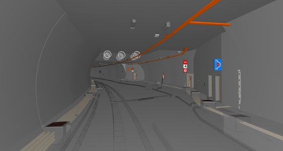 Der Tunnel für die Nordwestumfahrung Meran wird gerade gebaut und die Planung für die technische Ausstattung des Tunnels ist nun fertig. Im Mai 2024 werden die Arbeiten dafür ausgeschrieben. (Foto: LPA/Landesabteilung Tiefbau)