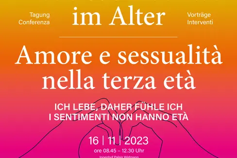 Il primo evento della campagna di sensibilizzazione è il convegno Amore e sessualità nella terza età. Vivo quindi sento (Foto: ASP/Ufficio Anziani e distretti sociali)