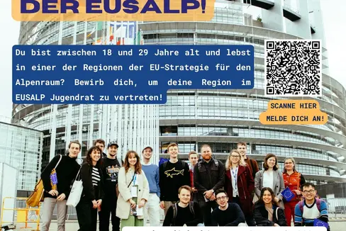 In den 48 Alpenregionen werden derzeit wieder Jugendliche gesucht, die sich im EUSALP-Jugendrat engagieren möchten. (Foto: LPA/EUSALP)