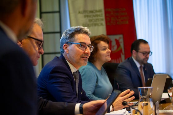 Il presidente della Giunta altoatesina Arno Kompatscher. (Foto: ASP/Fabio Brucculeri)