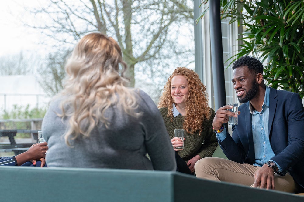 Collega's in gesprek