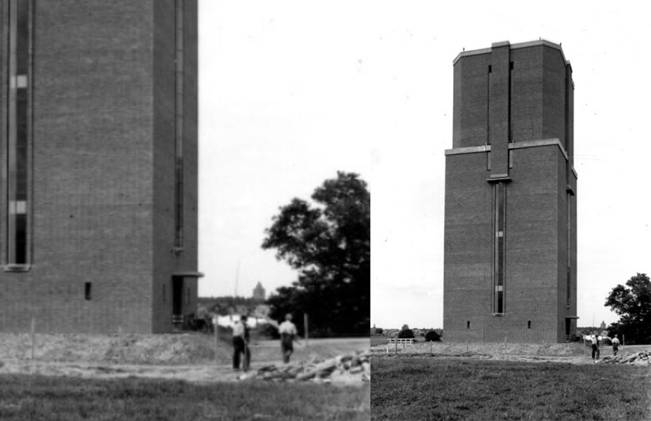 De watertoren tussen Vlissingen en Souburg