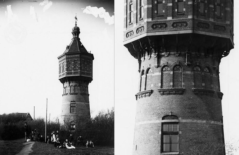 De watertoren van Vlissingen uit 1894.