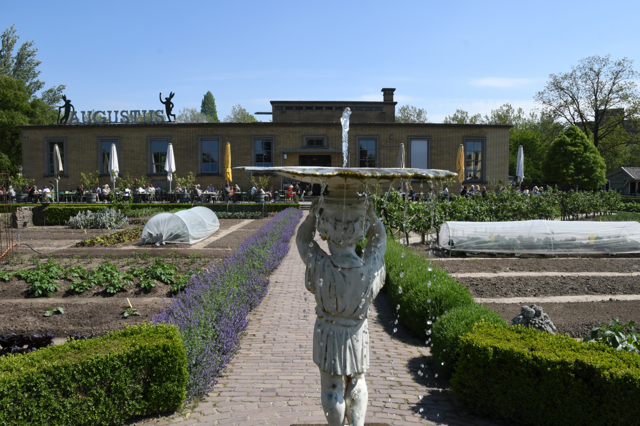 Het restaurant Villa Augustus.