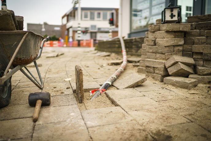 Werkzaamheden op straat