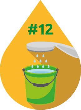 Tip 12 Koud douchewater opvangen