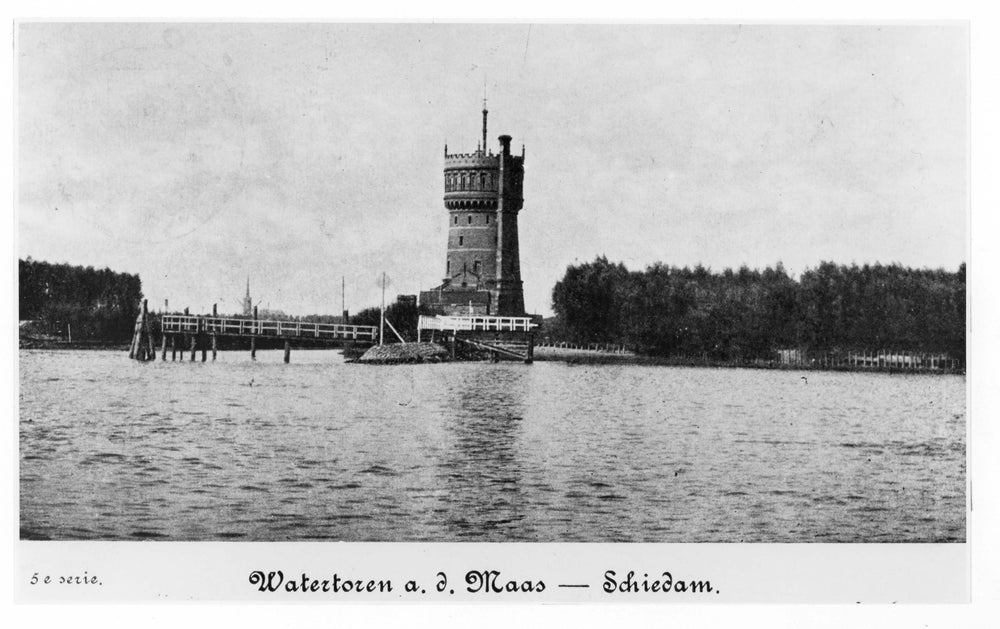 De watertoren in Schiedam.