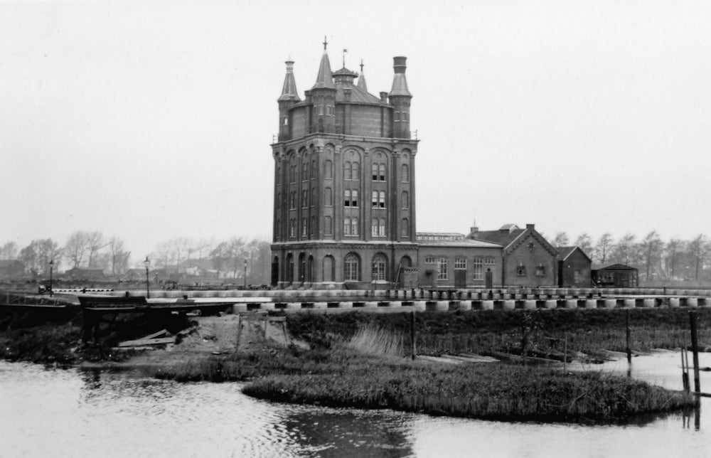 De watertoren in Dordrecht.