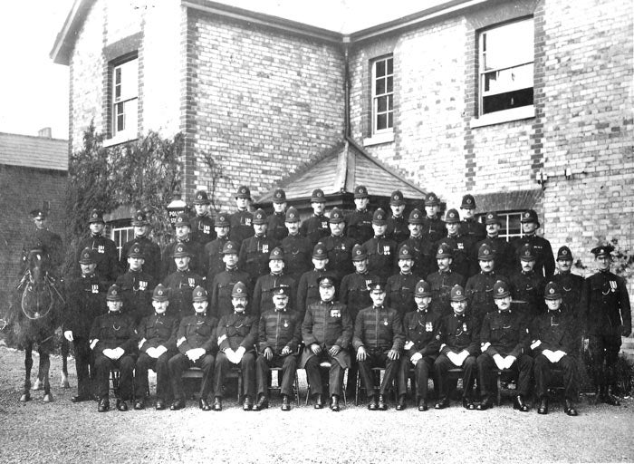 An image of Newbury police station taken in 1925