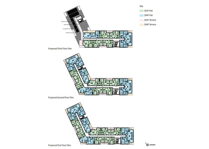 Images of floorplans at Saxon Court