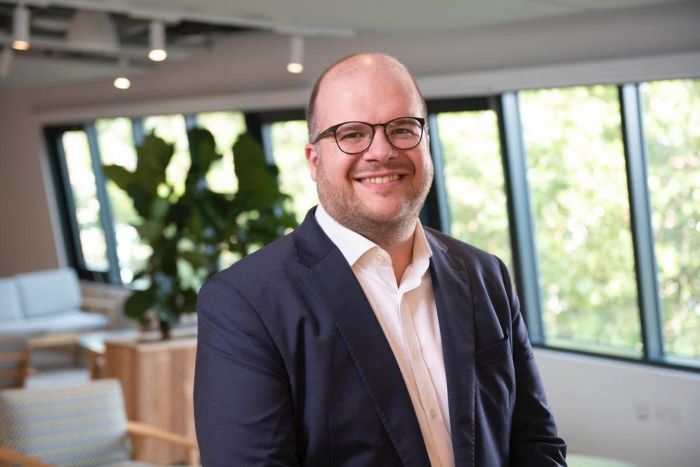 Joe Marshall, Regional managing director for development in the South East, smiling at the camera