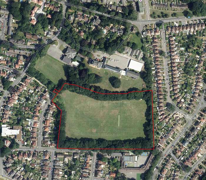 St Mary's aerial location plan