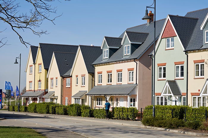 Greene Street, Tadpole Farm. Row of houses