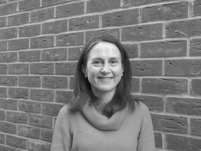 A black and white headshot of Audrey Lloyd, Data Insights Manager at Sovereign Housing Association