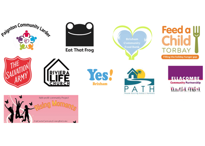 Logos of charities involved in International Day of the Eradication of Poverty