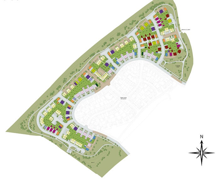 Abbey Fields site plan