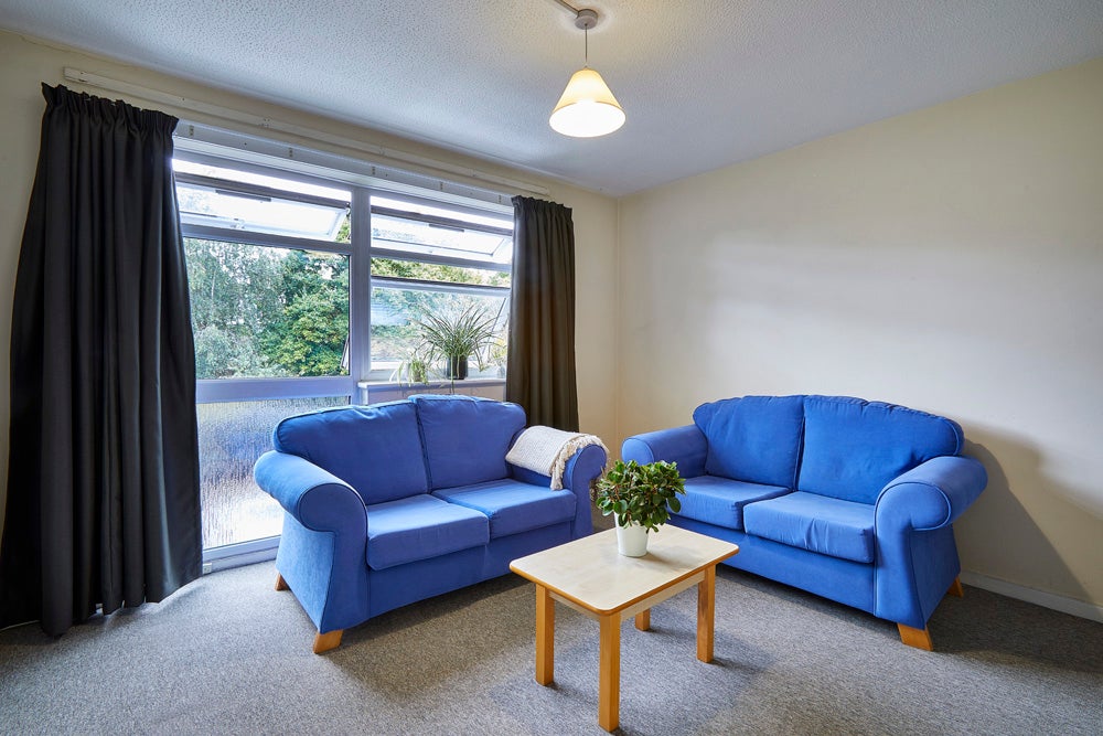 Example of a lounge in a shared flat