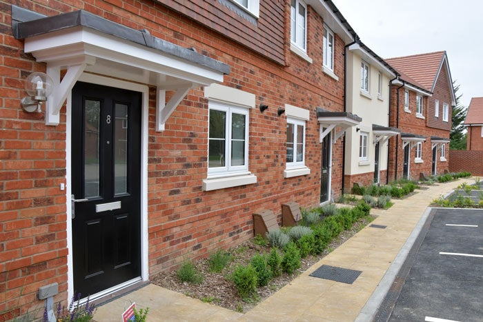 A row of houses