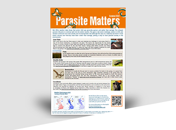 Parasite Matters Summer 2022 homepage widget