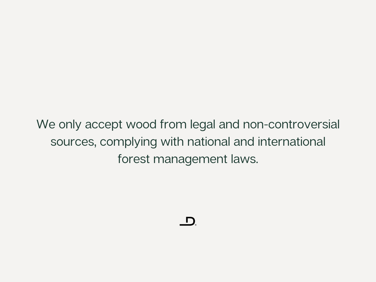 Decospan - Responsible sourcing