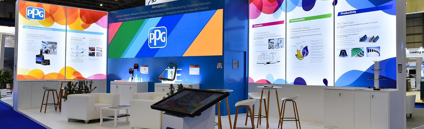 PPG aerospace our story trade shows