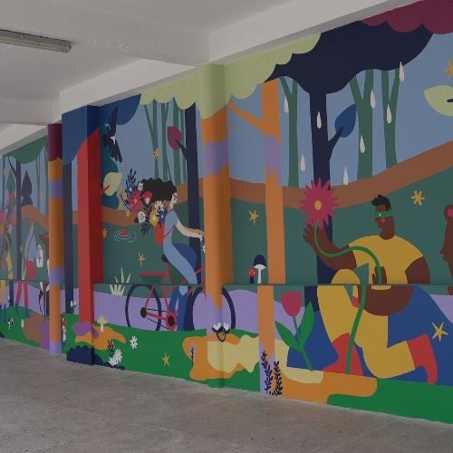 colorful mural