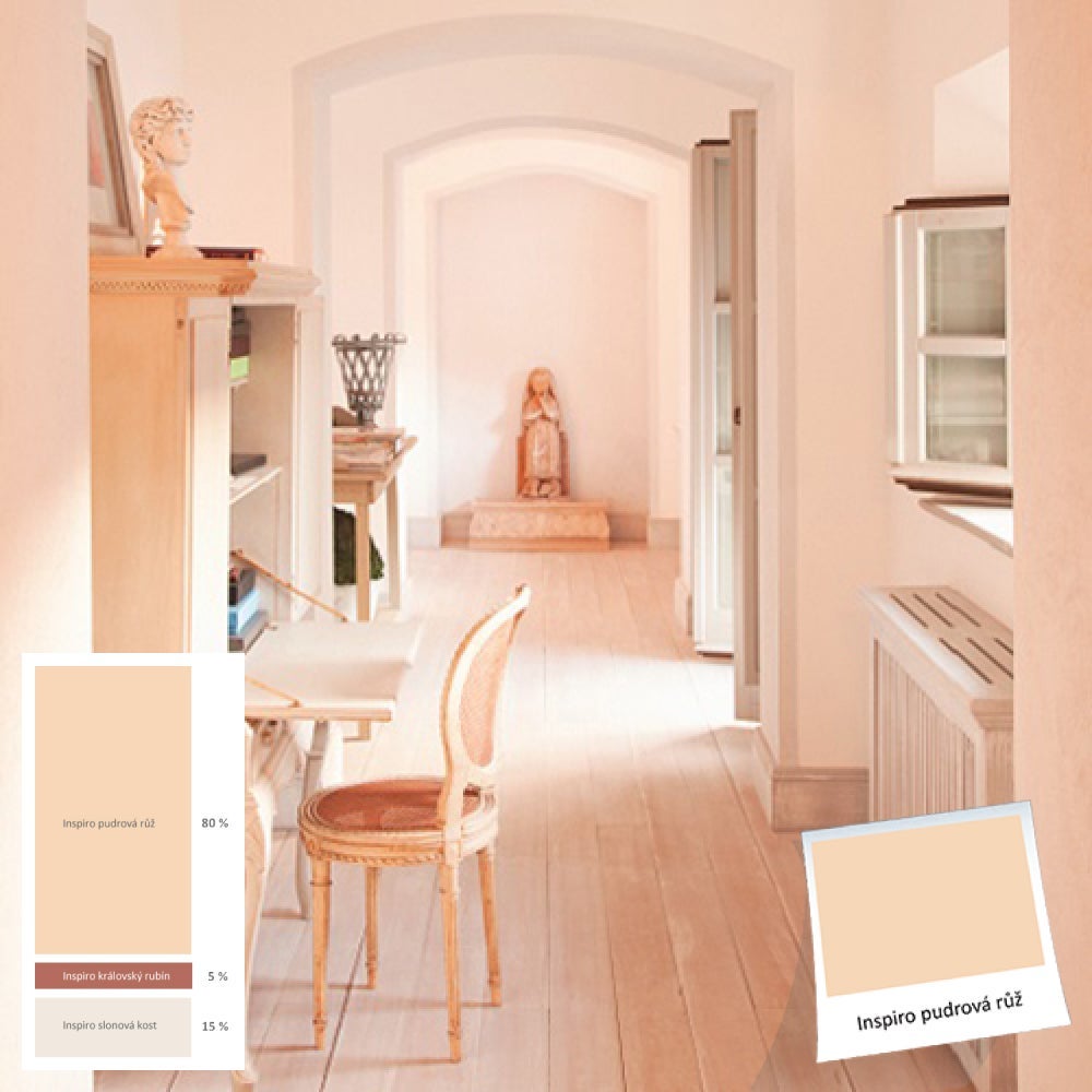 Pokoj se stolem a židlí