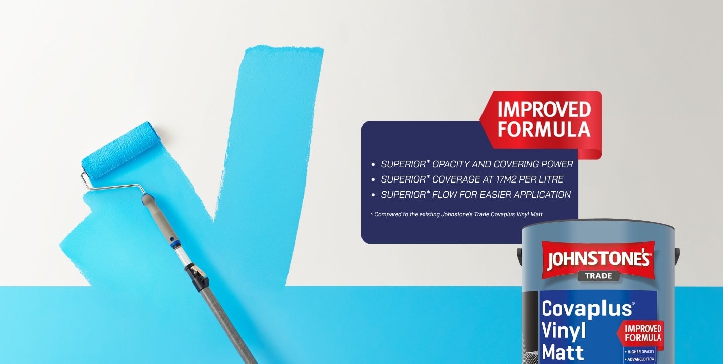 A paint can and a paint can with a blue paint on it