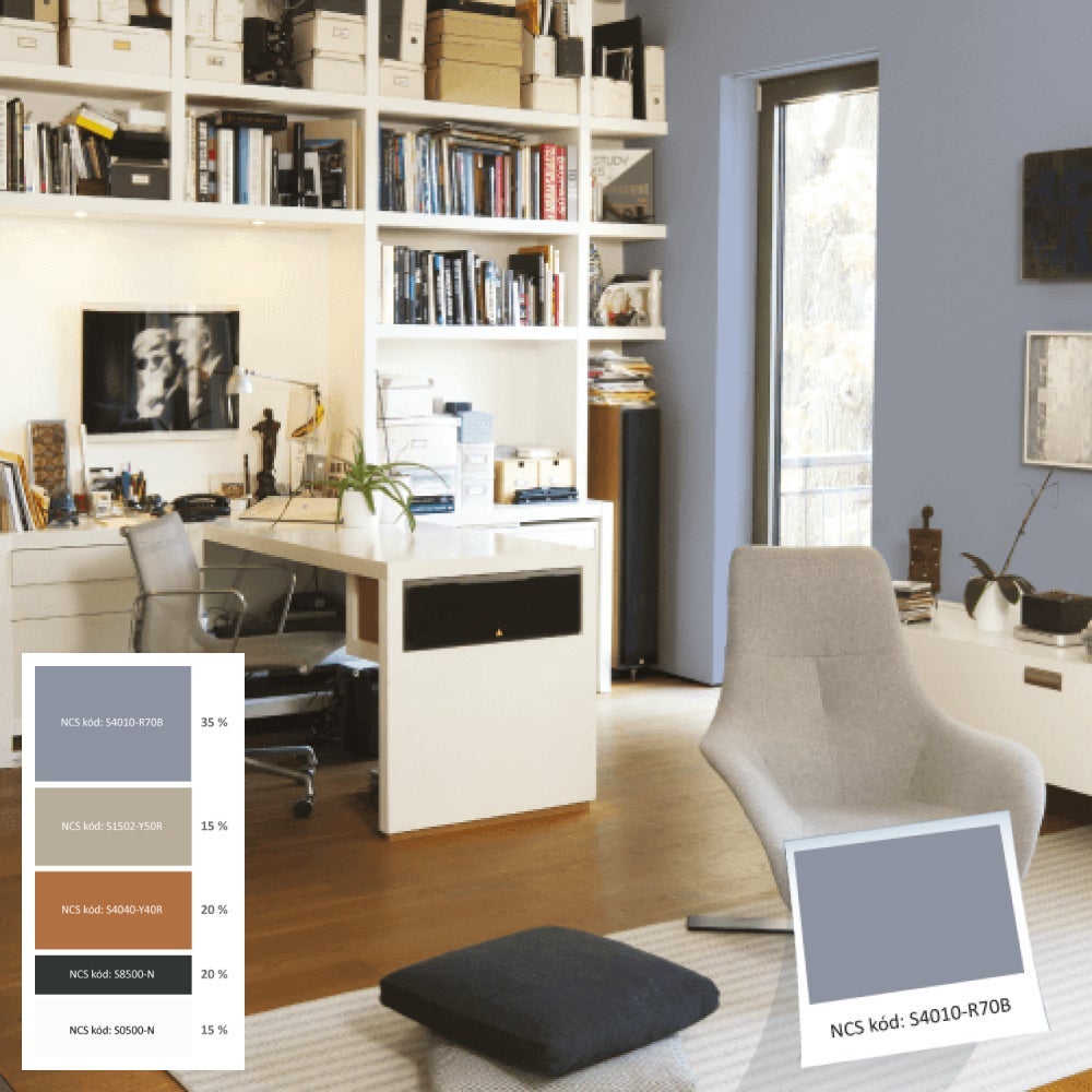 Místnost se stolem a židlí