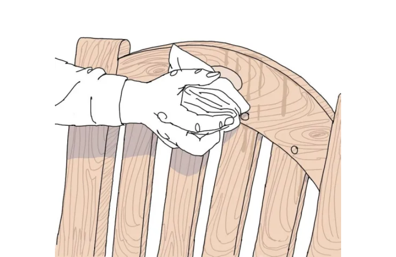 Torka olja på möbler innan målning - Alcro