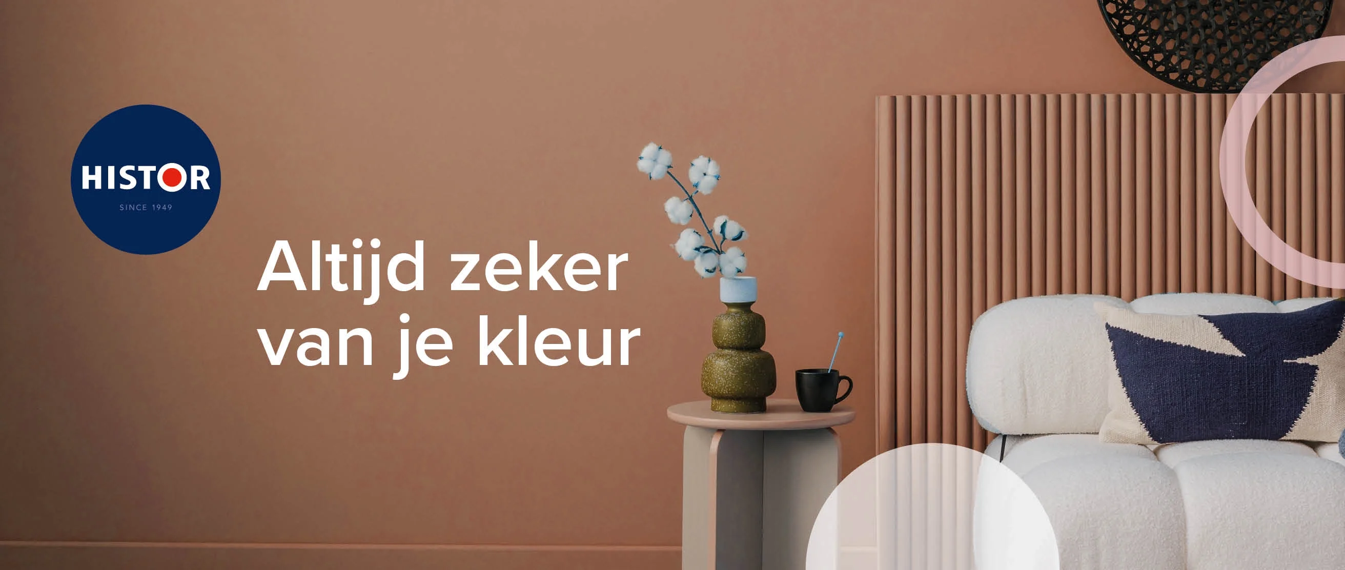 Banner Histor ColorTester, altijd zeker van je kleur