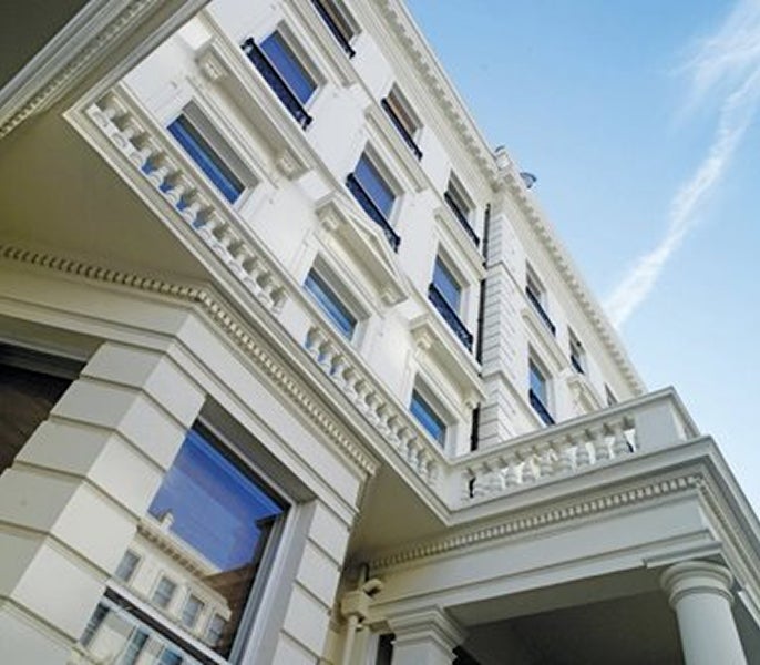 A low angle view of a building