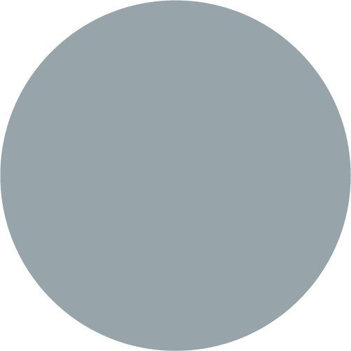 Un círculo gris sobre fondo negro